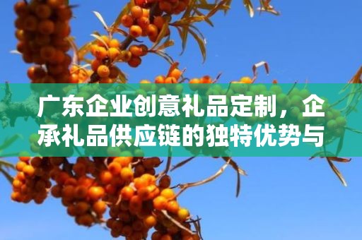 广东企业创意礼品定制，企承礼品供应链的独特优势与创新实践