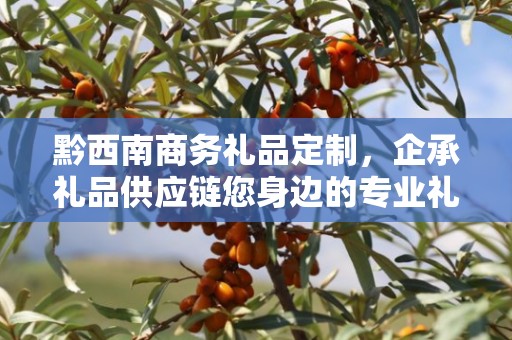 黔西南商务礼品定制，企承礼品供应链您身边的专业礼品定制公司
