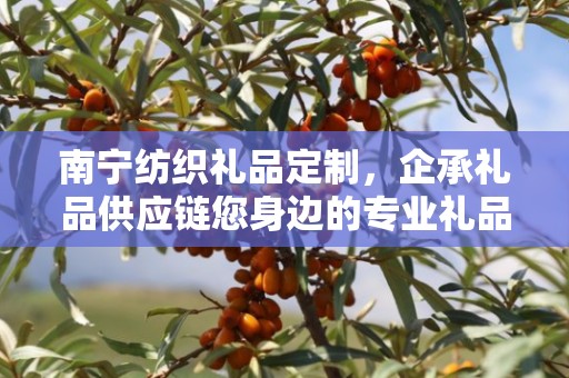 南宁纺织礼品定制，企承礼品供应链您身边的专业礼品定制公司