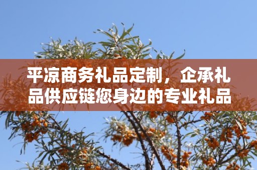 平凉商务礼品定制，企承礼品供应链您身边的专业礼品定制公司