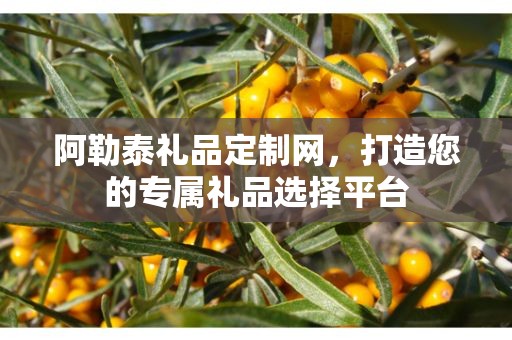 阿勒泰礼品定制网，打造您的专属礼品选择平台