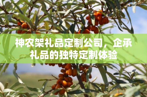 神农架礼品定制公司，企承礼品的独特定制体验