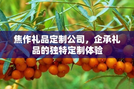 焦作礼品定制公司，企承礼品的独特定制体验