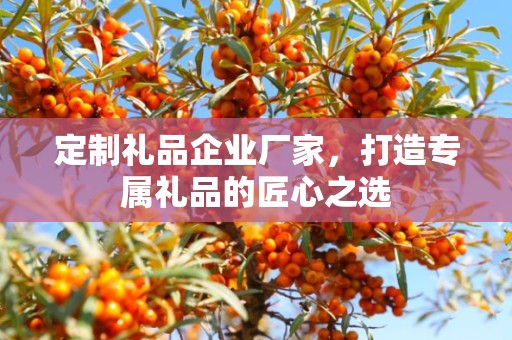 定制礼品企业厂家，打造专属礼品的匠心公司