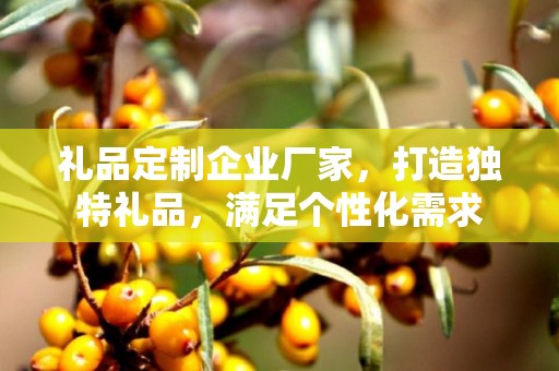 礼品定制企业厂家，打造独特礼品，满足个性化需求