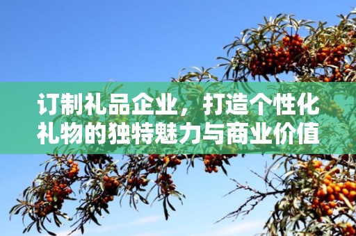 订制礼品企业，打造个性化礼物的独特魅力与商业价值