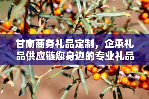 甘南商务礼品定制，企承礼品供应链您身边的专业礼品定制公司