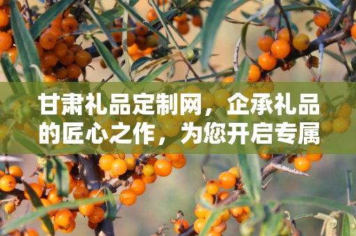 甘肃礼品定制网，企承礼品的匠心之作，为您开启专属定制之旅