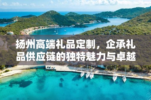 扬州高端礼品定制，企承礼品供应链的独特魅力与卓越定制体验
