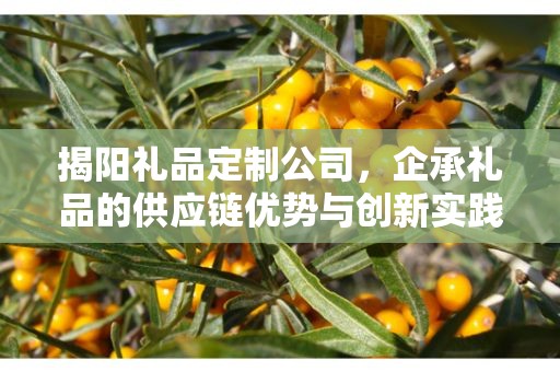 揭阳礼品定制公司，企承礼品的供应链优势与创新实践