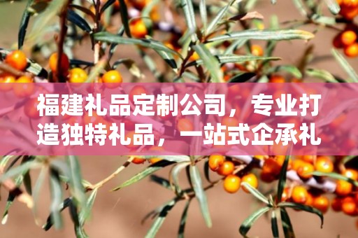 福建礼品定制公司，专业打造独特礼品，一站式企承礼品供应链服务