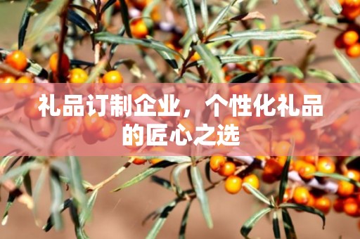 礼品订制企业，个性化礼品的匠心公司