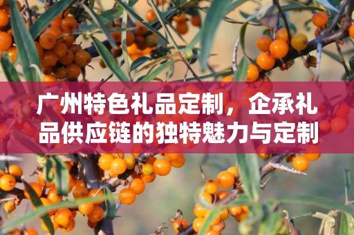 广州特色礼品定制，企承礼品供应链的独特魅力与定制之旅