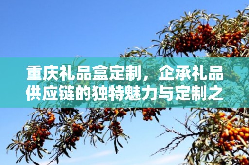 重庆礼品盒定制，企承礼品供应链的独特魅力与定制之旅