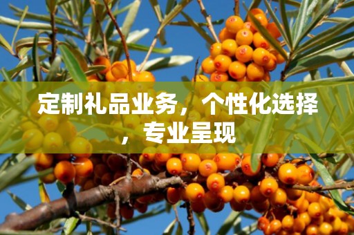 定制礼品业务，个性化选择，专业呈现