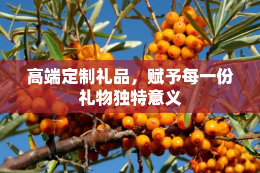 高端定制礼品，赋予每一份礼物独特意义
