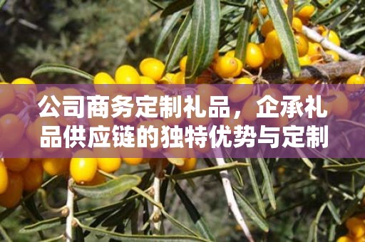 公司商务定制礼品，企承礼品供应链的独特优势与定制体验