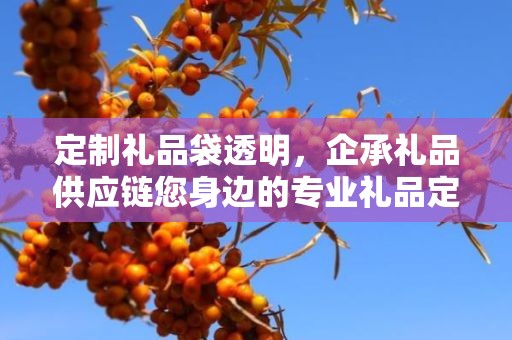 定制礼品袋透明，企承礼品供应链您身边的专业礼品定制公司