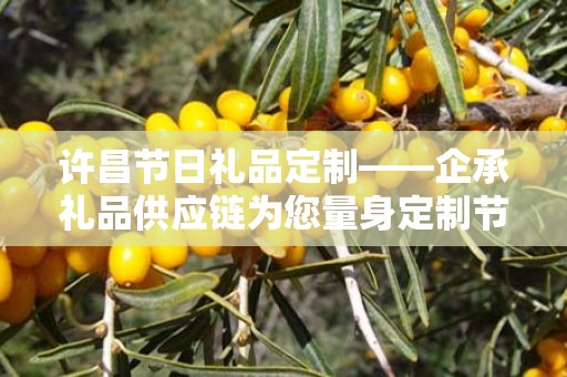 许昌节日礼品定制——企承礼品供应链为您量身定制节日惊喜