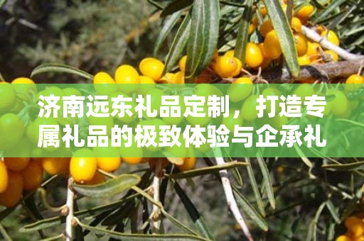 济南远东礼品定制，打造专属礼品的极致体验与企承礼品供应链的完美结合